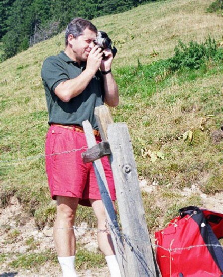 Richard auf der Pirsch.