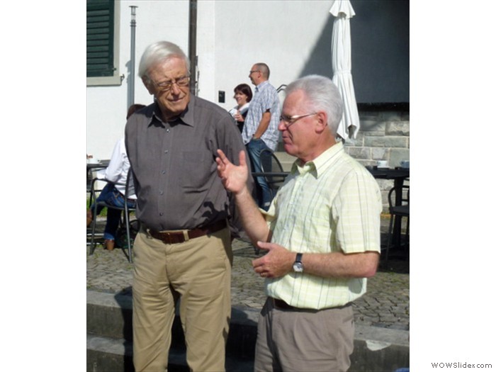 Bruno Grob prsentiert den Klosterexperten.