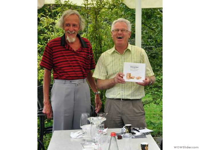 Marcel dankt Bruno G fr die Organisation des Treffens.
